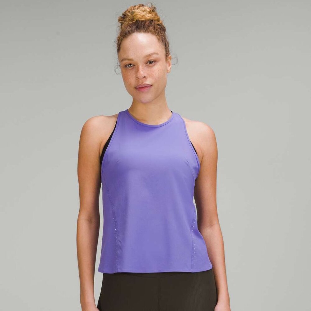Lululemon Lightweight Stretch Running Tank Top Charged Indigo